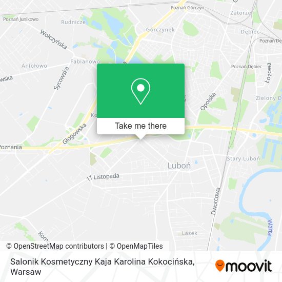 Salonik Kosmetyczny Kaja Karolina Kokocińska map