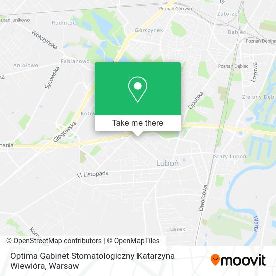 Карта Optima Gabinet Stomatologiczny Katarzyna Wiewióra