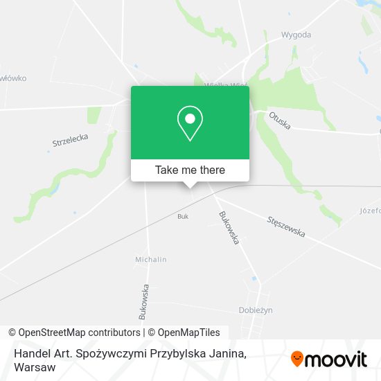 Handel Art. Spożywczymi Przybylska Janina map