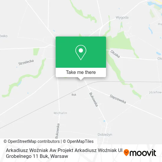Карта Arkadiusz Woźniak Aw Projekt Arkadiusz Woźniak Ul Grobelnego 11 Buk