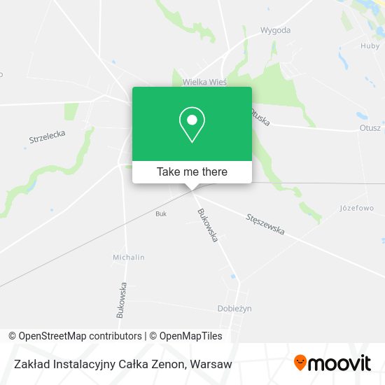 Zakład Instalacyjny Całka Zenon map