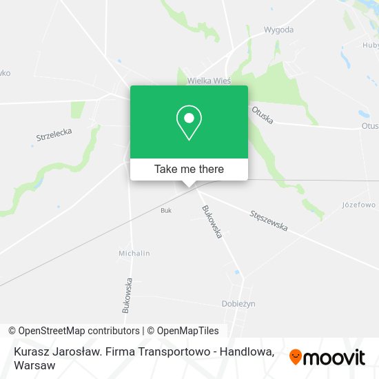 Карта Kurasz Jarosław. Firma Transportowo - Handlowa