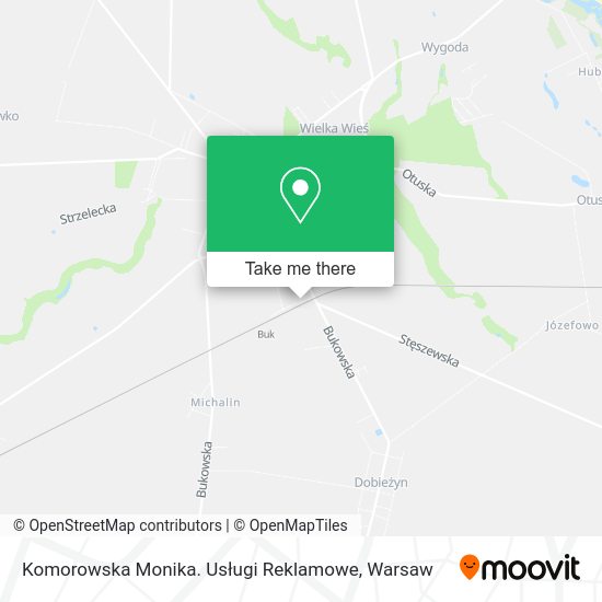 Komorowska Monika. Usługi Reklamowe map