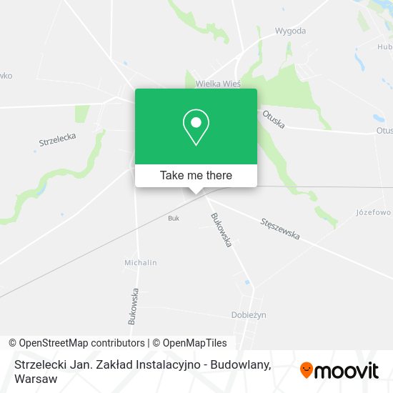 Strzelecki Jan. Zakład Instalacyjno - Budowlany map