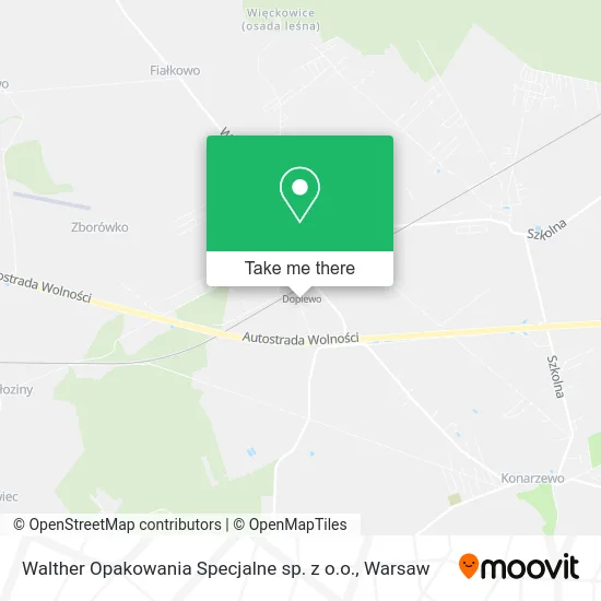 Карта Walther Opakowania Specjalne sp. z o.o.