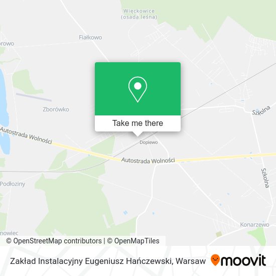 Карта Zakład Instalacyjny Eugeniusz Hańczewski