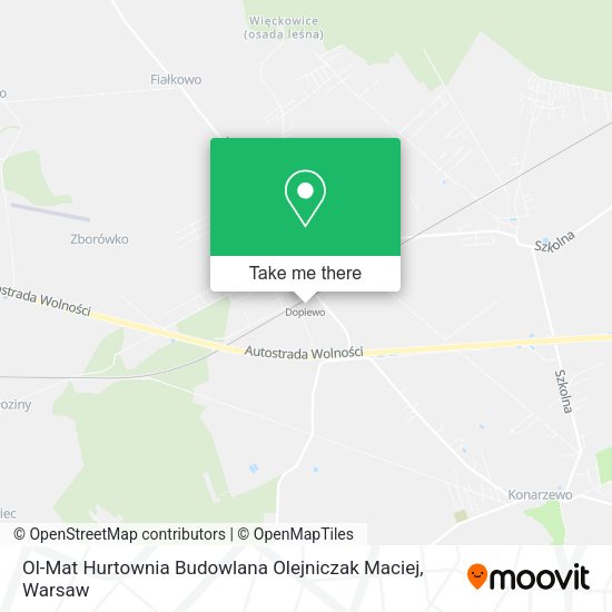 Ol-Mat Hurtownia Budowlana Olejniczak Maciej map