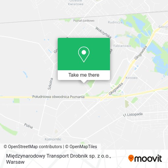 Międzynarodowy Transport Drobnik sp. z o.o. map