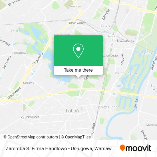 Zaremba S. Firma Handlowo - Usługowa map