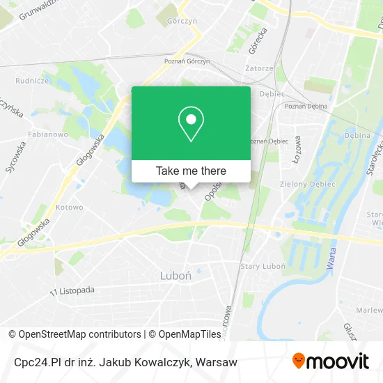 Cpc24.Pl dr inż. Jakub Kowalczyk map