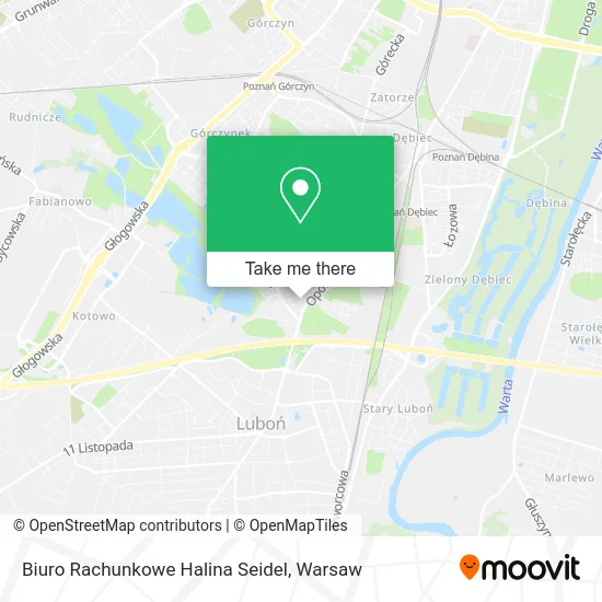 Карта Biuro Rachunkowe Halina Seidel