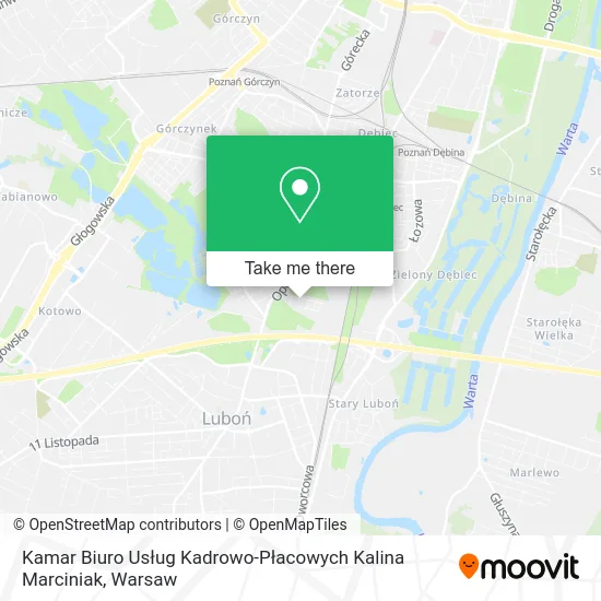 Kamar Biuro Usług Kadrowo-Płacowych Kalina Marciniak map
