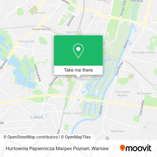 Hurtownia Papiernicza Marpex Poznań map