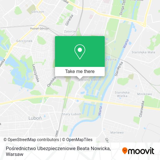 Pośrednictwo Ubezpieczeniowe Beata Nowicka map