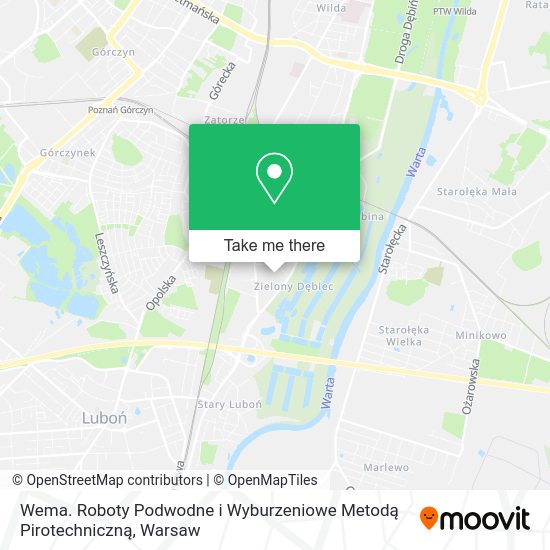 Wema. Roboty Podwodne i Wyburzeniowe Metodą Pirotechniczną map