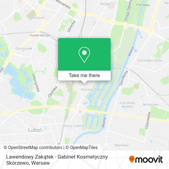 Lawendowy Zakątek - Gabinet Kosmetyczny Skórzewo map