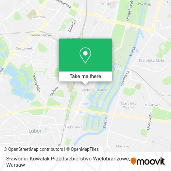 Sławomir Kowalak Przedsiebiorstwo Wielobranżowe map