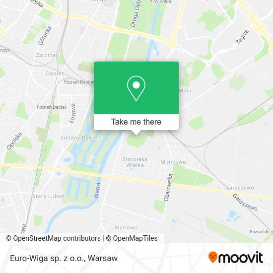 Карта Euro-Wiga sp. z o.o.
