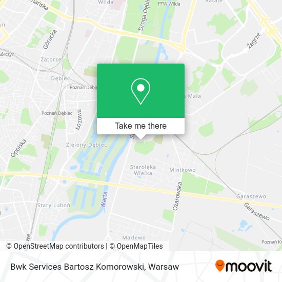 Bwk Services Bartosz Komorowski map