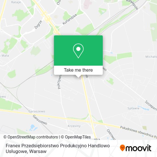 Franex Przedsiębiorstwo Produkcyjno Handlowo Usługowe map