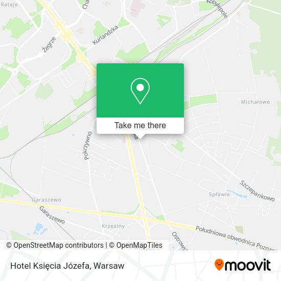 Hotel Księcia Józefa map