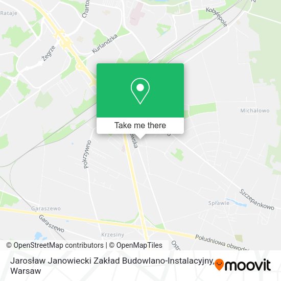 Jarosław Janowiecki Zakład Budowlano-Instalacyjny map