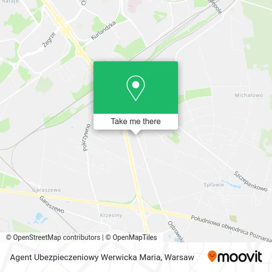 Карта Agent Ubezpieczeniowy Werwicka Maria