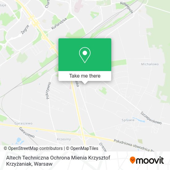 Altech Techniczna Ochrona Mienia Krzysztof Krzyżaniak map