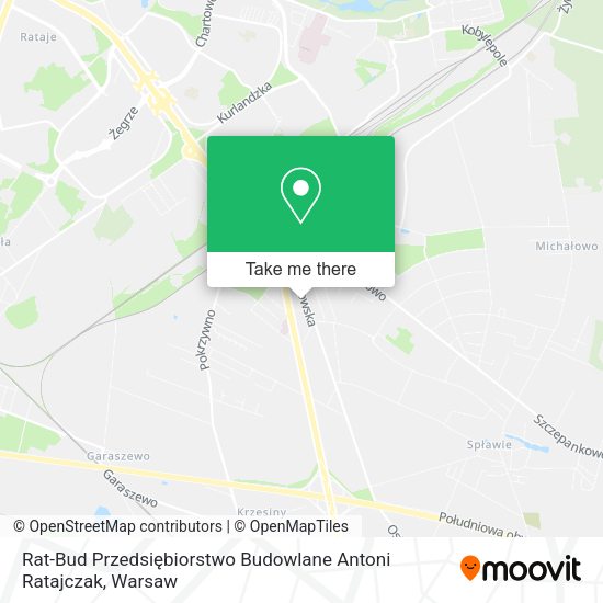 Rat-Bud Przedsiębiorstwo Budowlane Antoni Ratajczak map