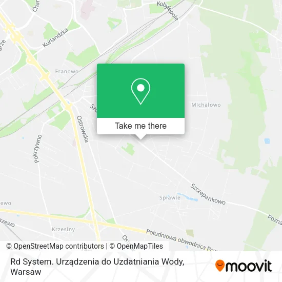 Карта Rd System. Urządzenia do Uzdatniania Wody