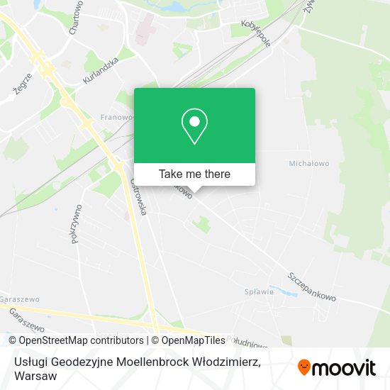 Usługi Geodezyjne Moellenbrock Włodzimierz map