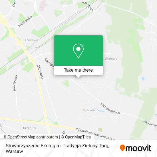 Stowarzyszenie Ekologia i Tradycja Zielony Targ map