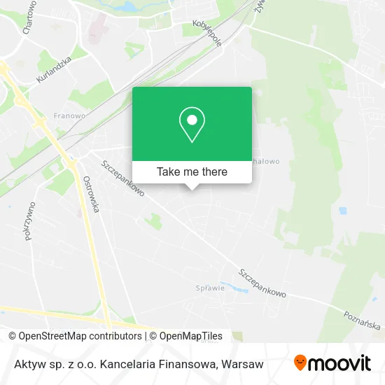 Карта Aktyw sp. z o.o. Kancelaria Finansowa