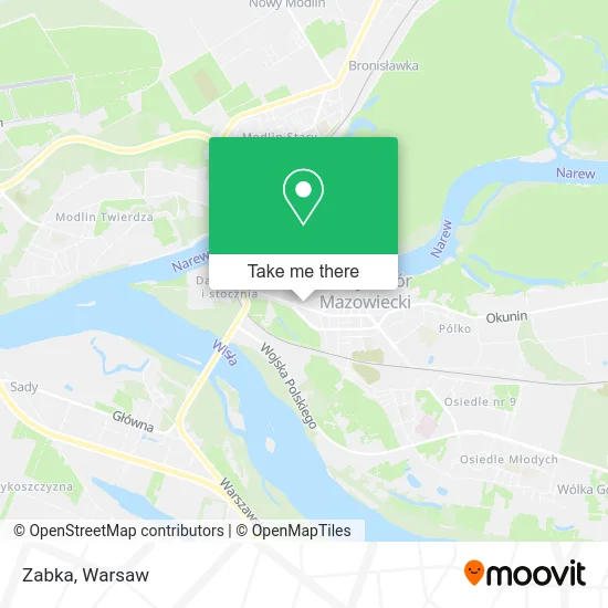 Zabka map