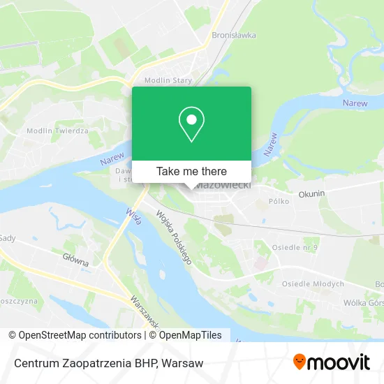 Карта Centrum Zaopatrzenia BHP