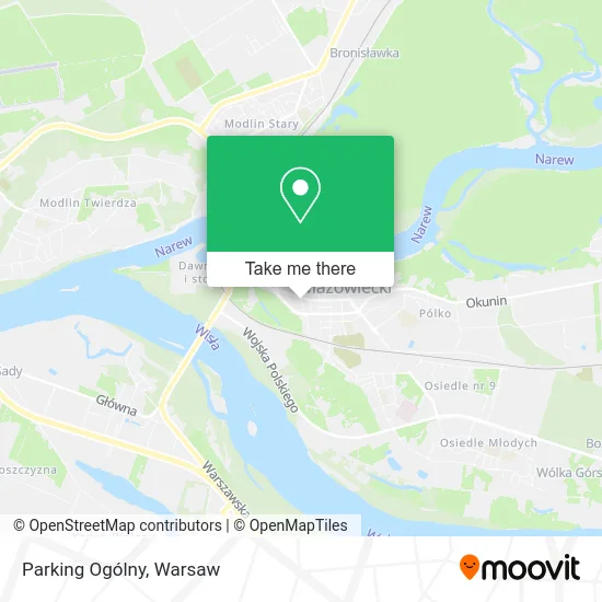 Parking Ogólny map