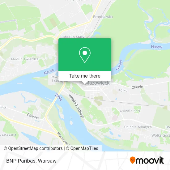 BNP Paribas map