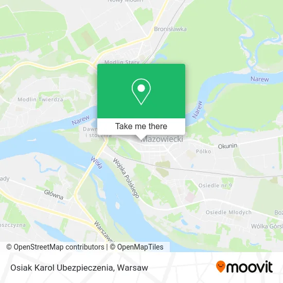 Карта Osiak Karol Ubezpieczenia