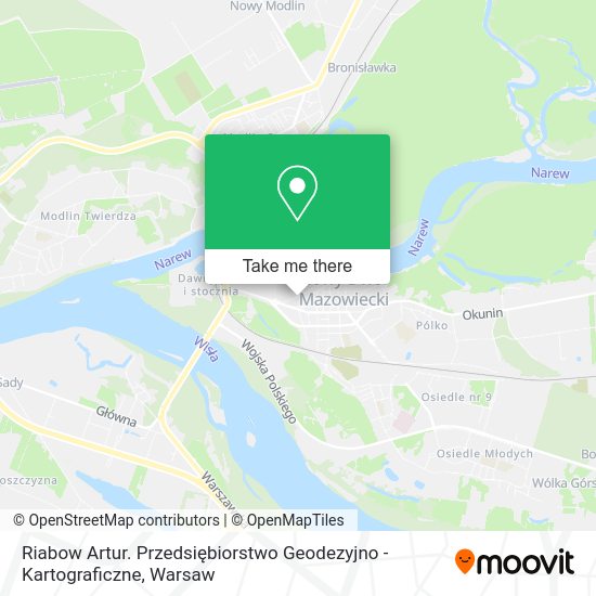 Riabow Artur. Przedsiębiorstwo Geodezyjno - Kartograficzne map