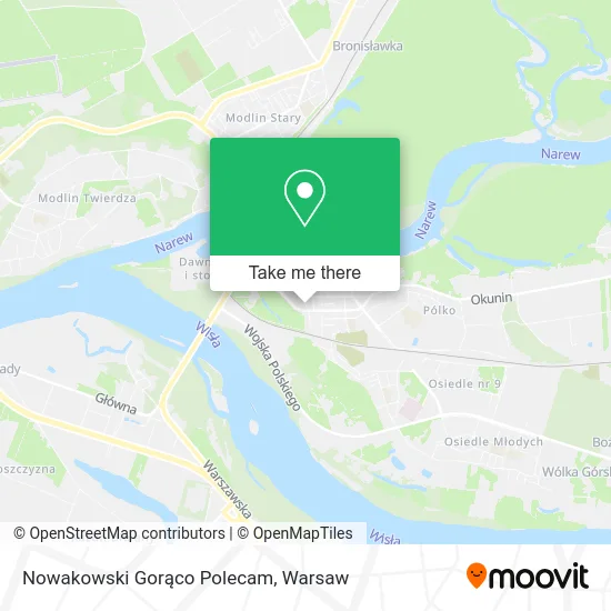 Nowakowski Gorąco Polecam map