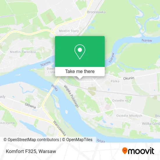 Komfort F325 map