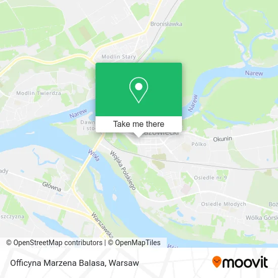 Officyna Marzena Balasa map