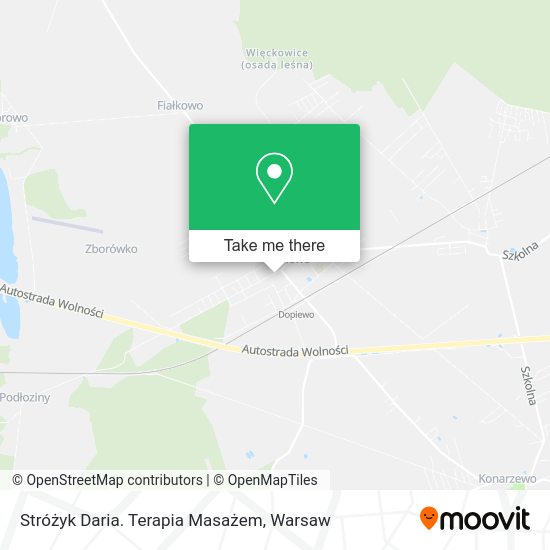 Stróżyk Daria. Terapia Masażem map