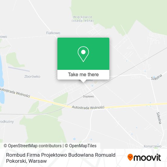 Rombud Firma Projektowo Budowlana Romuald Pokorski map