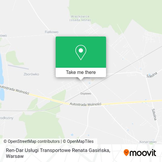 Ren-Dar Usługi Transportowe Renata Gasińska map