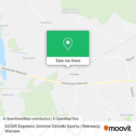 GOSiR Dopiewo; Gminne Ośrodki Sportu i Rekreacji map