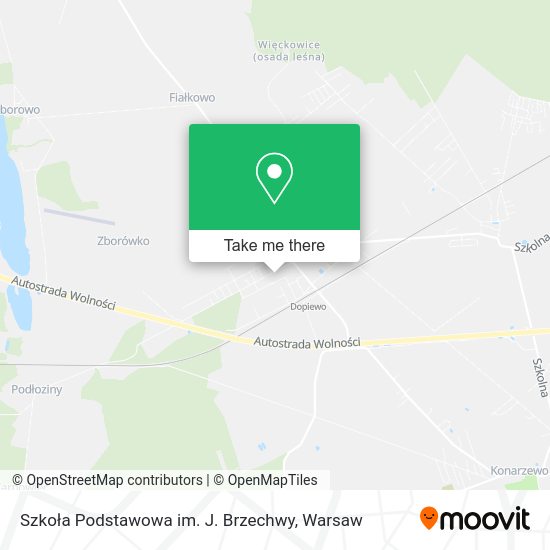 Карта Szkoła Podstawowa im. J. Brzechwy