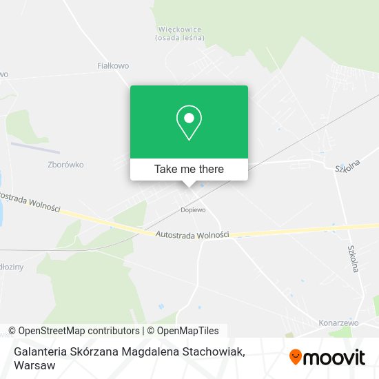 Galanteria Skórzana Magdalena Stachowiak map