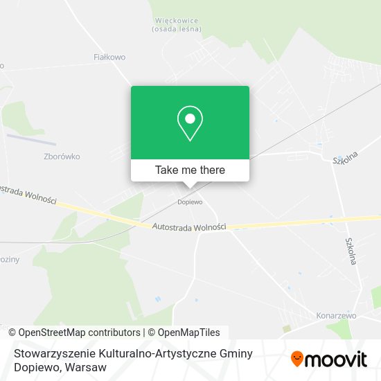 Stowarzyszenie Kulturalno-Artystyczne Gminy Dopiewo map