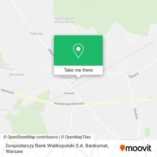 Gospodarczy Bank Wielkopolski S.A. Bankomat map